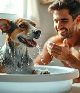 Como Dar Banho em Casa Sem Estresse Para Você e Seu Cão Como Dar Banho em Casa Sem Estresse Para Você e Seu Cão