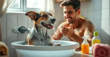 Como Dar Banho em Casa Sem Estresse Para Você e Seu Cão