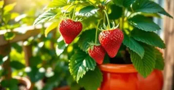 Como Plantar Morango em Vaso Guia para uma Colheita Doce