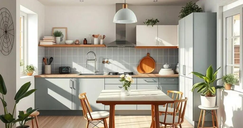 decoração de cozinha pequena