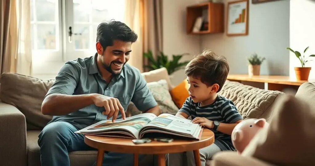 educação financeira para filhos