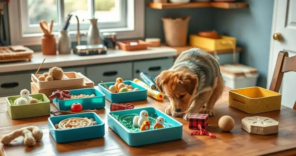 brinquedos caseiros para cachorro