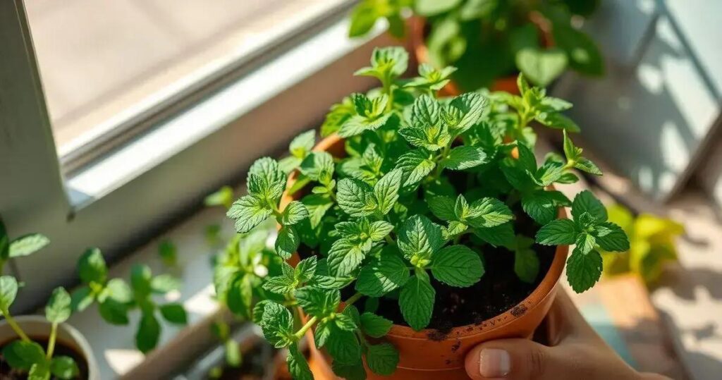 como plantar hortelã