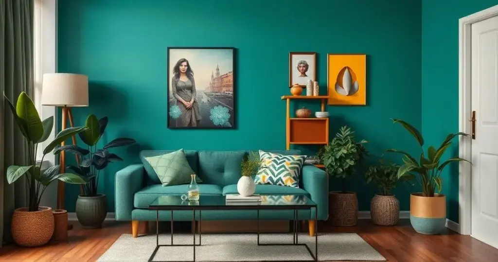 cores para sala pequena