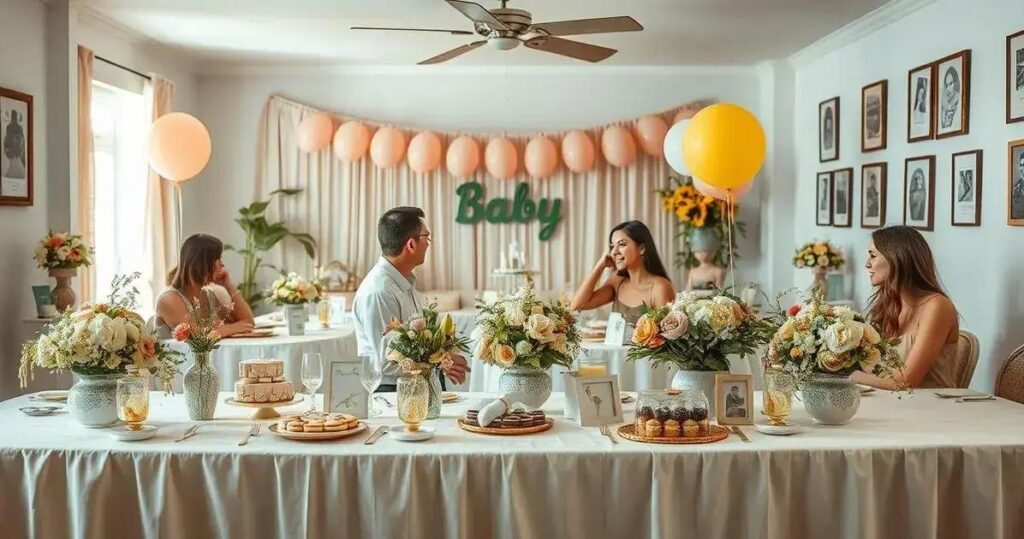 decoração de cha de bebe
