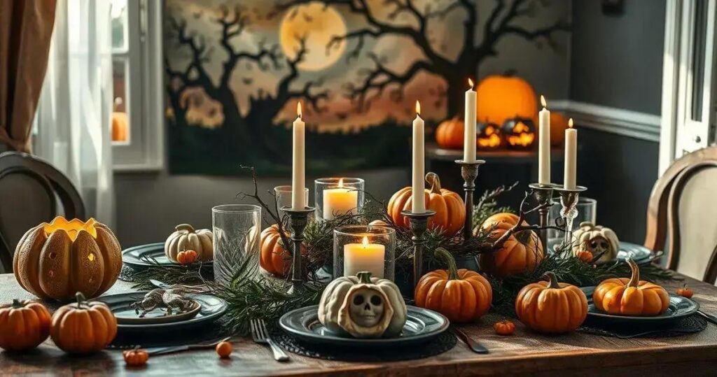 decoração de halloween