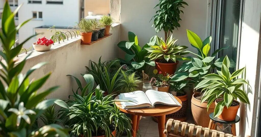 jardim na varanda
