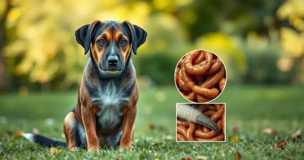 sintomas de verme em cachorro