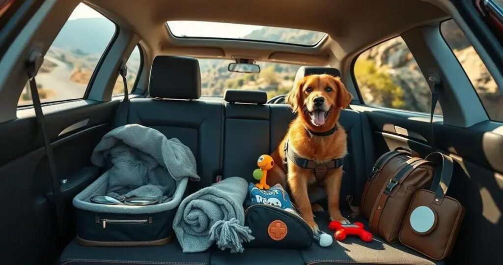 viagem de carro com cachorro
